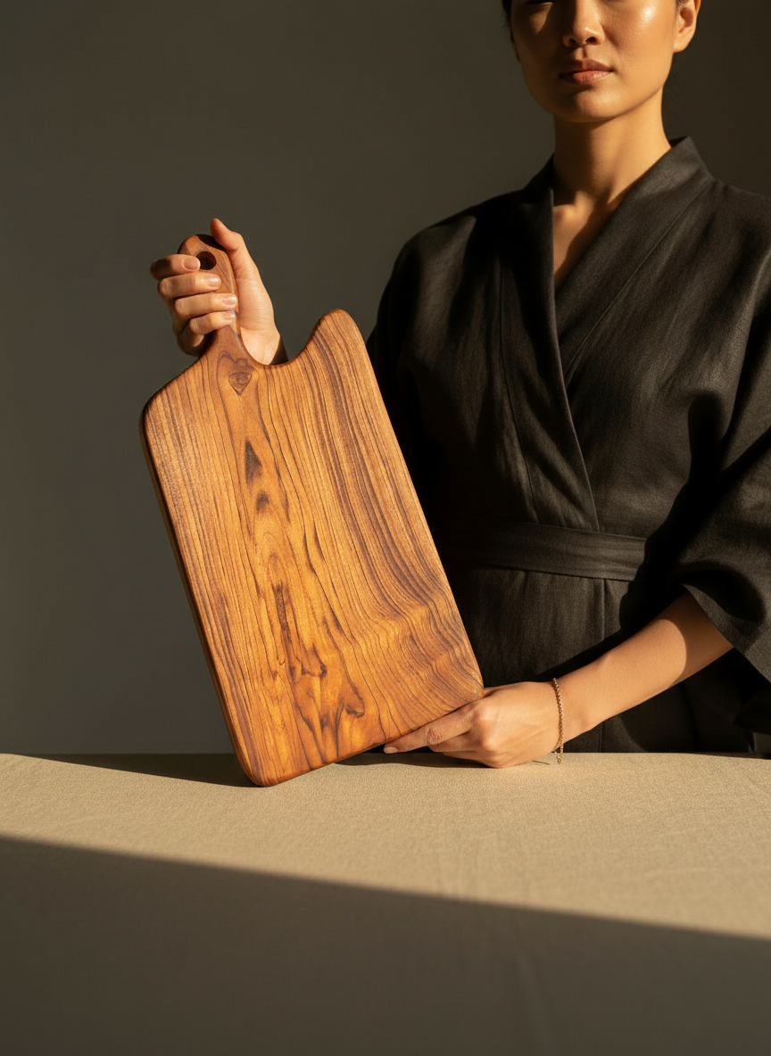 The Old-Growth Teak Cutting Board
